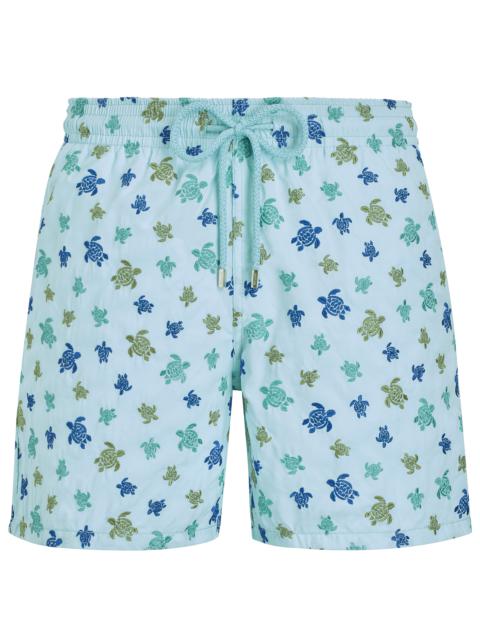 Vilebrequin Men Swim Trunks Embroidered Ronde des Tortues - Limited Edition