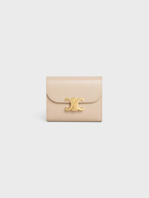 CELINE Small Wallet TRIOMPHE in Shiny calfskin