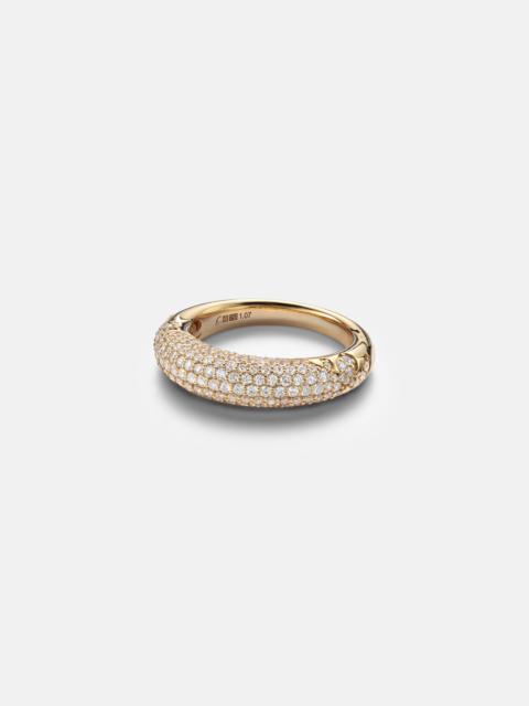 ENGELBERT New York 66 Medium 18kt gold ring with diamonds