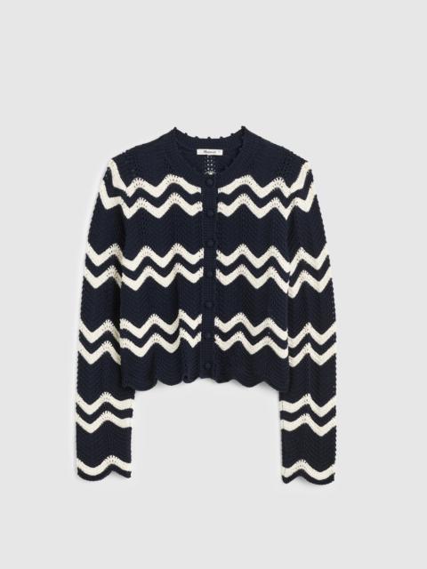 Madewell Wavy-Knit Cardigan