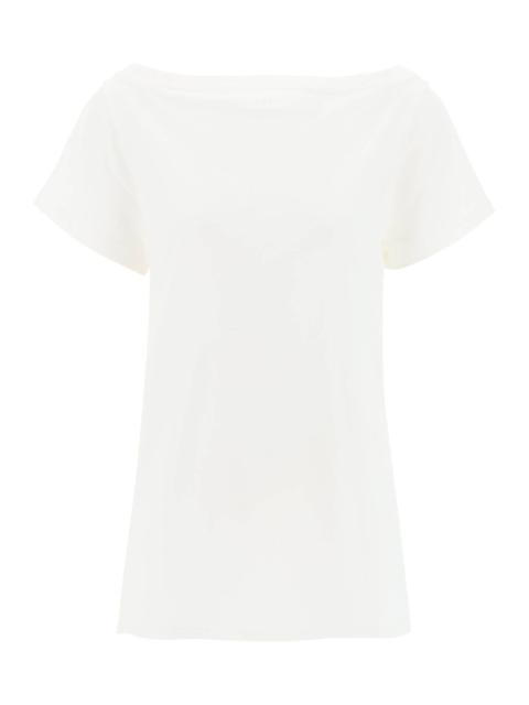 courrèges TWISTED BODY T-SHIRT