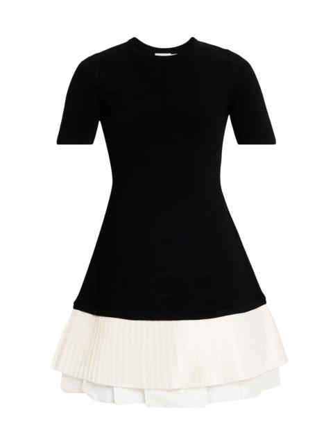 SIMKHAI Women's Lorin Mixed-Media A-Line Minidress - Black Multi