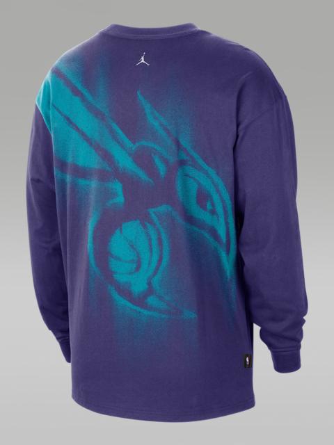 Jordan Charlotte Hornets Standard Issue Men's Basketball Long-Sleeve Top