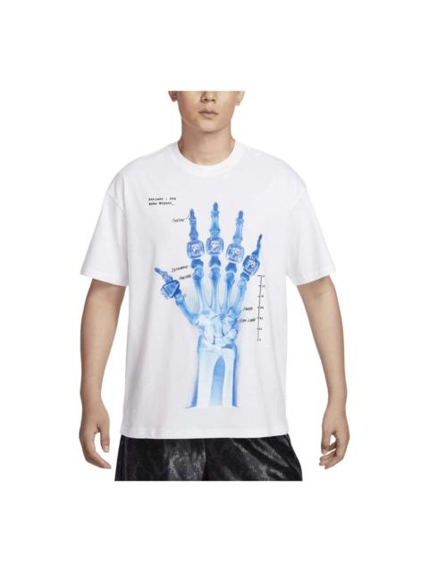 Nike 나이키 고베 T-셔츠 아시아 Sizing 'X-Ray White' HV6695-100