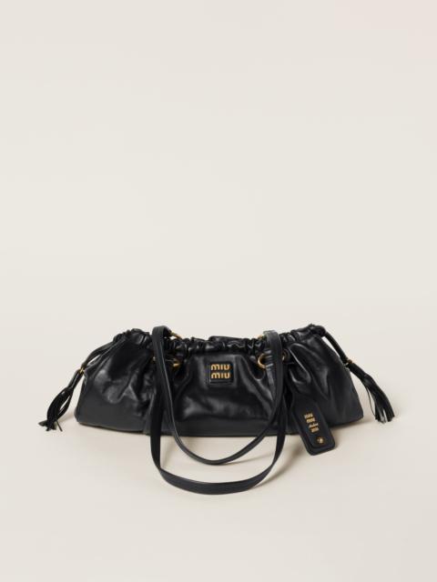 Miu Miu Joie nappa leather bag