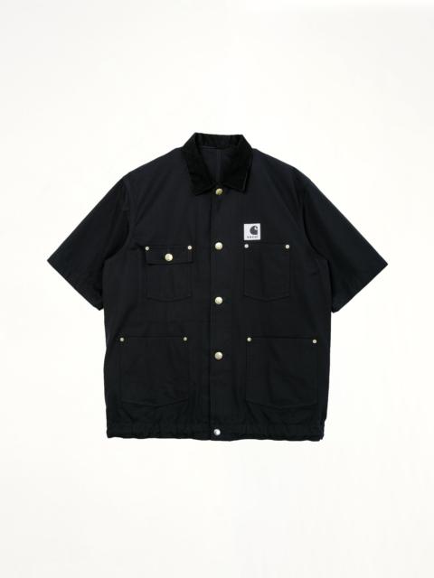sacai Carhartt WIP Duck Shirt in Black