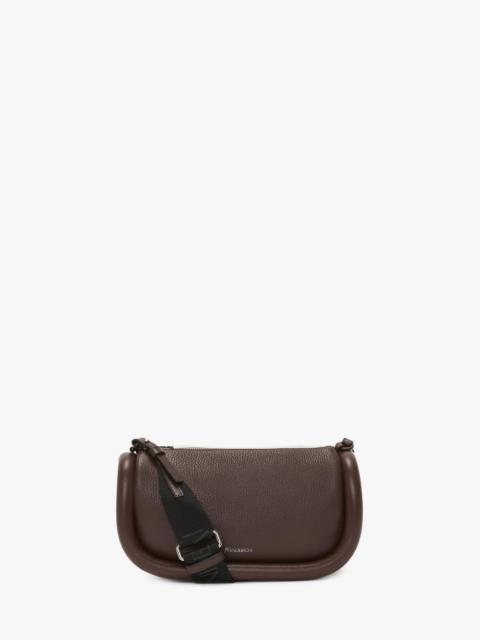 JW Anderson BUMPER-15 - LEATHER SHOULDER BAG WITH ADDITIONAL WEBBING STRAP