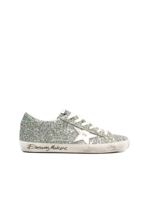 Golden Goose Golden Goose Super-Star Glitter Sneakers