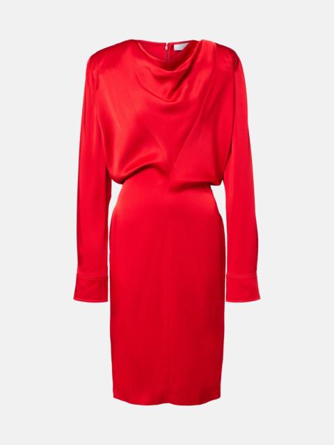 Stella McCartney Cowl neck satin midi dress