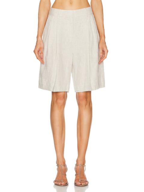 Linen Bermuda Shorts