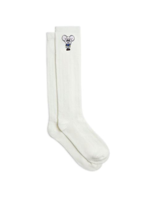 BRAIN DEAD Brain Dead x Coach Kachi Mouse Patch Lace Socks - Ivory