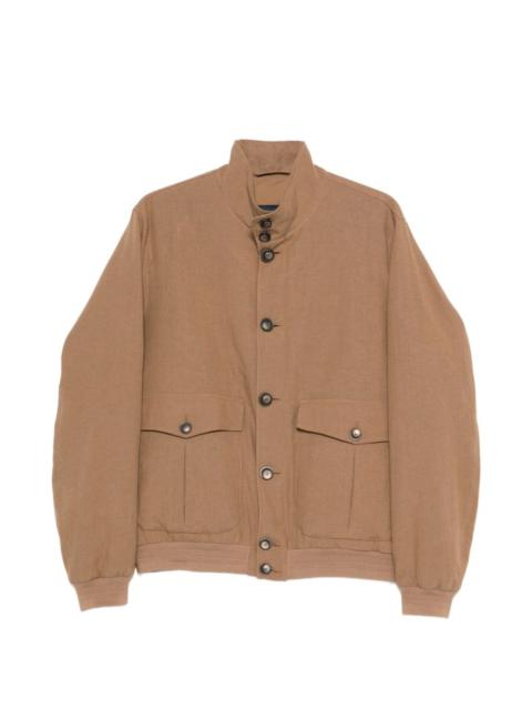 Herno flap-pockets bomber jacket