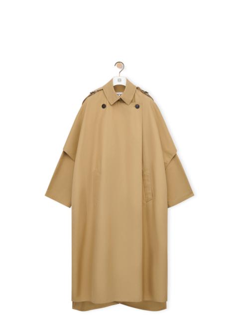 Loewe Cape coat in cotton