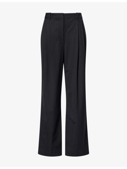 TWP Ivy Pleated Wool Twill Trousers