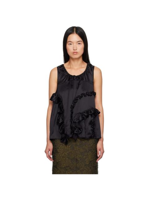 CECILIE BAHNSEN Black Orsalina Tank Top