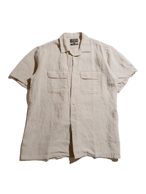 Open Collar 1/40 Linen Beige