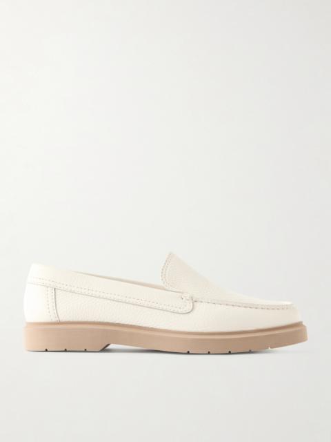 Brunello Cucinelli Textured-leather Loafers