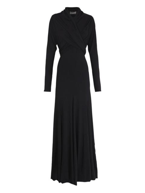 cortana cutout long-sleeve maxi dress