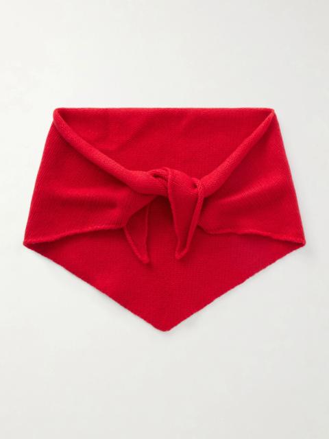 LISA YANG Mairi cashmere scarf Red