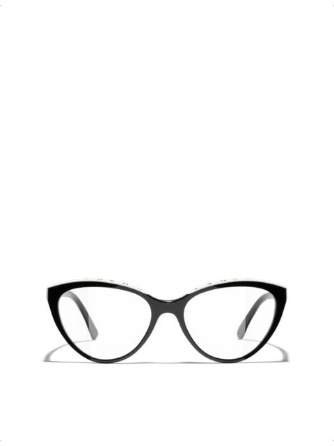 CHANEL CH3393 Cat-Eye Acetate Optical Glasses