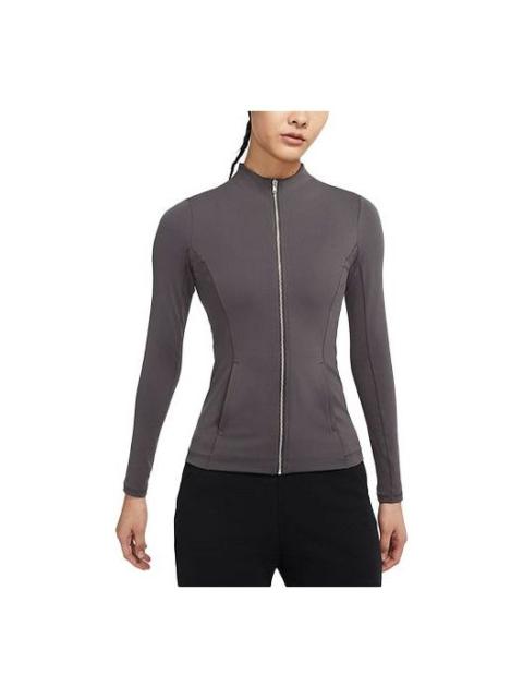Nike (WMNS) 나이키 Athleisure 캐주얼 스포츠 Breathable 대 고리 재킷 회색 DD5534-254