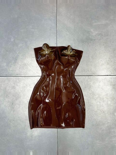 POSTER GIRL BLOOM BANDEAU DRESS BROWN