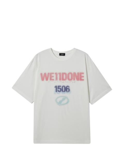 We11done graphic-print T-shirt