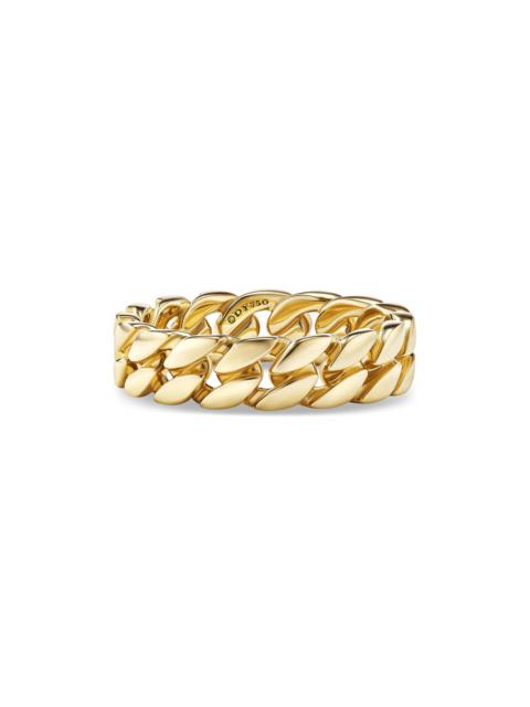 DAVID YURMAN Men's Curb Chain Band Ring in 18K Yellow Gold, 6MM - Gold