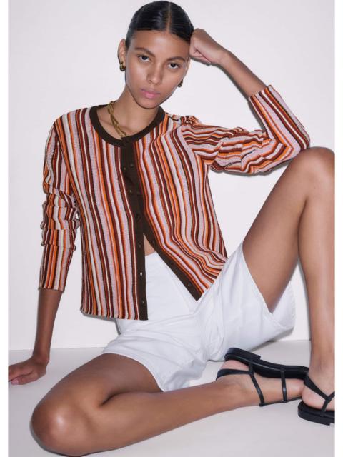 ME+EM Stripe Cardigan