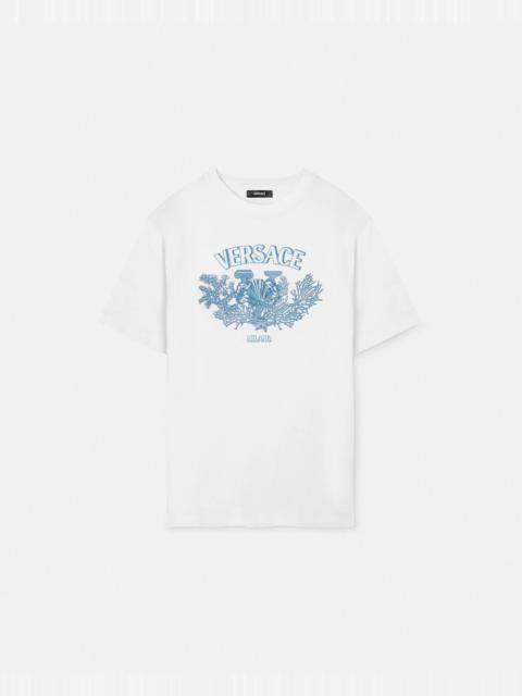 VERSACE University Coral T-Shirt