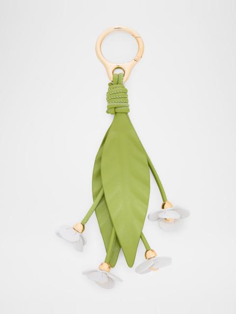 Loewe Strawberry Flower Bag Charm in Calfskin Leather