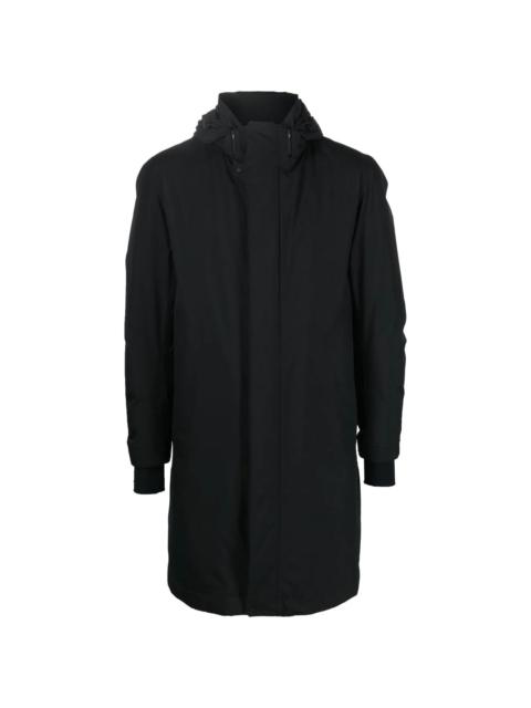 Herno hooded longline padded coat