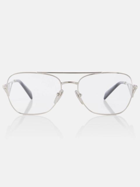 Prada Symbole aviator sunglasses