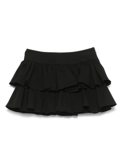 ROTATE tiered mini skirt