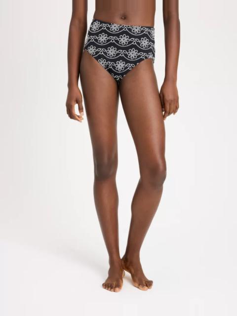 kate spade Eyelet High Waist Bikini Bottom