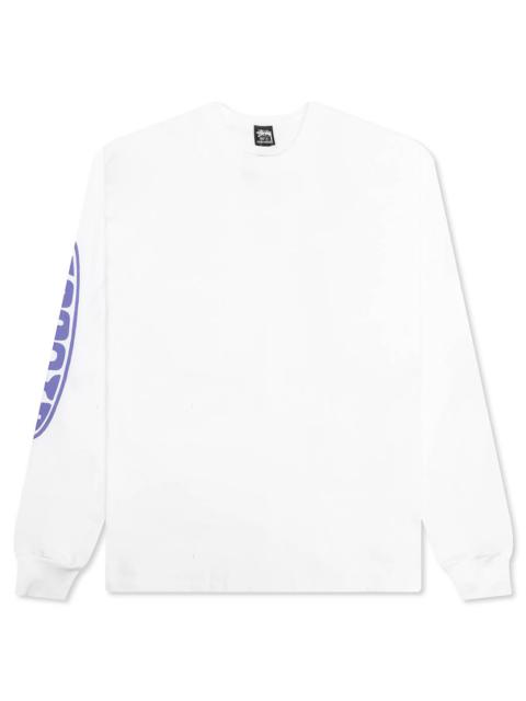 Stüssy PILL L/S TEE - WHITE