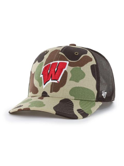 Carhartt Wisconsin Badgers '47 Camo Trucker