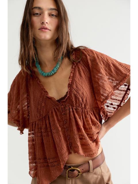 FREE PEOPLE In Your Dreams Lace Top