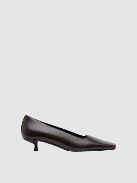 ST. AGNI Square Toe Pump - Coffee
