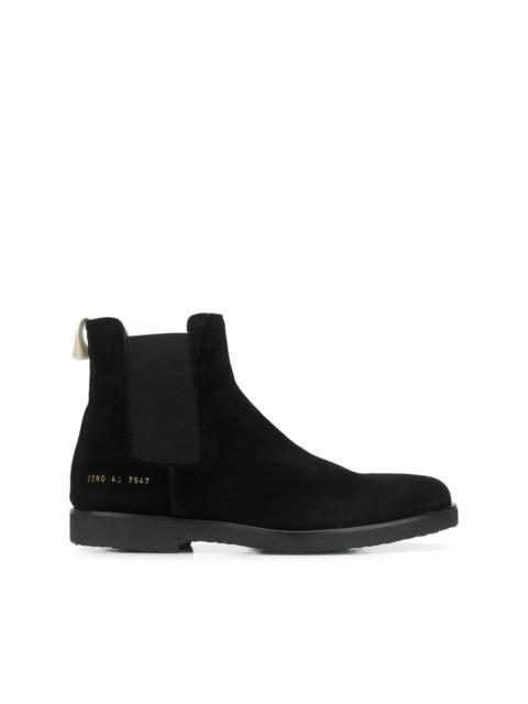 Common Projects suede ankle boots