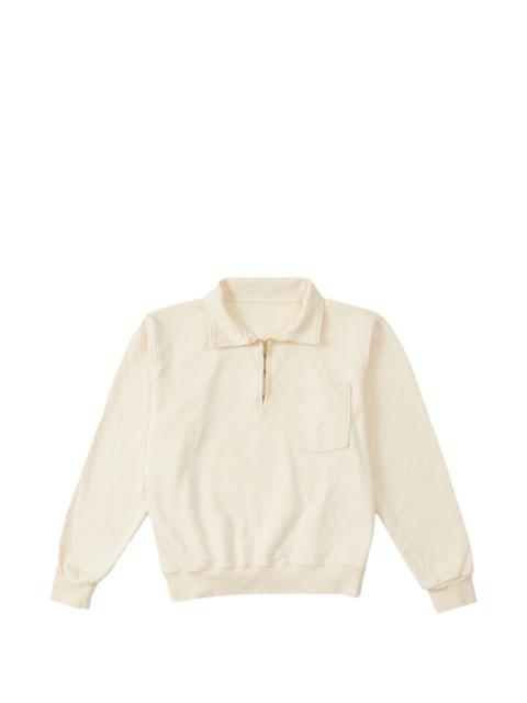 FORTELA Yalep zip-collar pocket sweatshirt