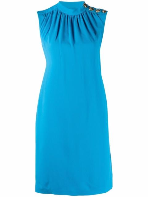 Moschino ruched shift dress