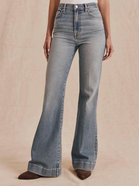 Splendid Modern Flare Jean in Mid Blue