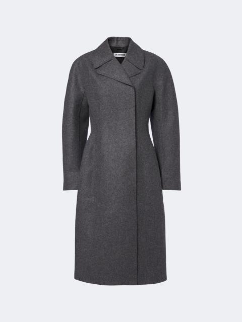Jil Sander Double-breasted virgin wool coat
