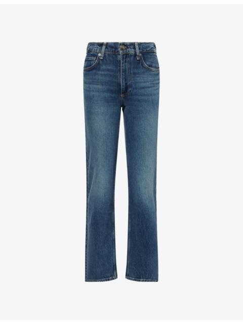 rag & bone Harlow Straight-Leg Stretch-Denim Jeans