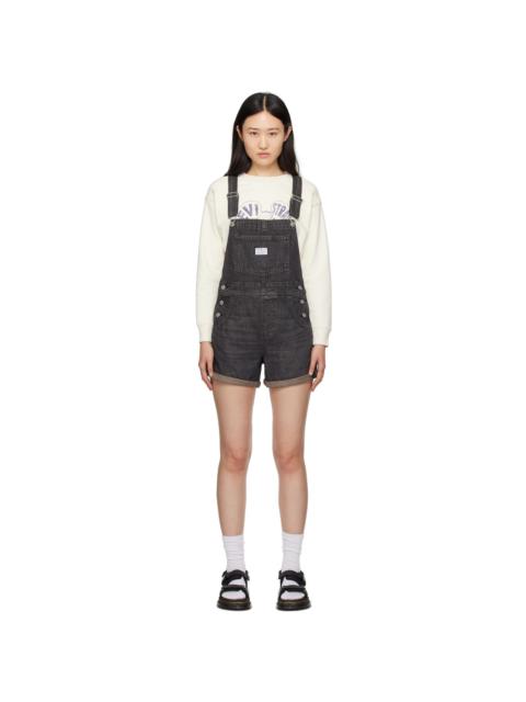 Levi's Black  Vintage Denim Overalls