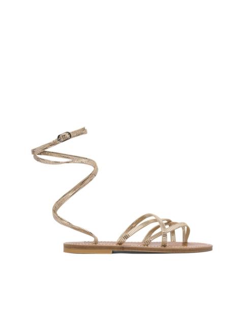 K.JACQUES strappy leather sandals