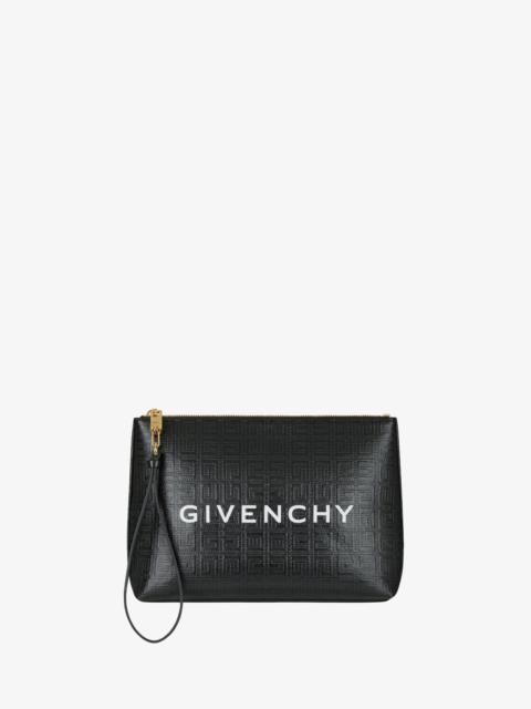 Givenchy GIVENCHY TRAVEL POUCH IN 4G COATED CANVAS