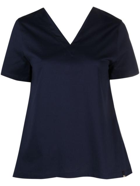 Herno short-sleeve V-neck T-shirt