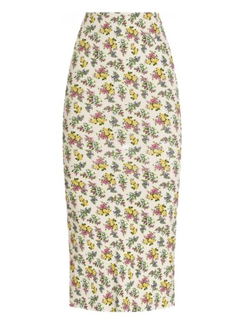 Dolce & Gabbana floral-print pencil skirt